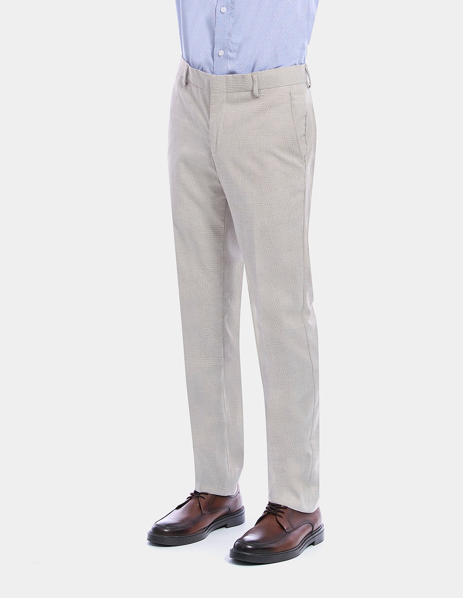 Pantalón formal de vestir slim y viscosa para hombre 2