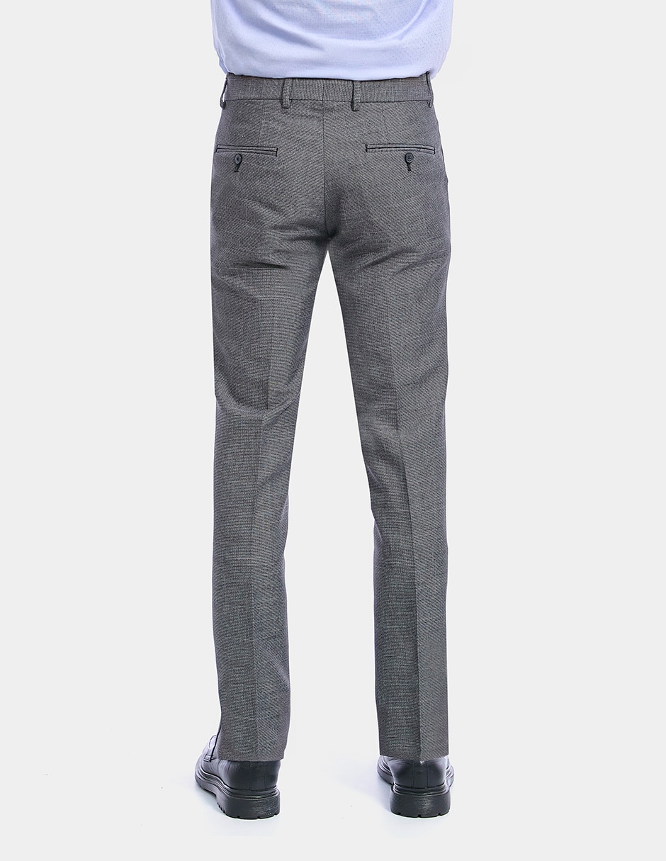 Pantalón formal de vestir slim para hombre 5