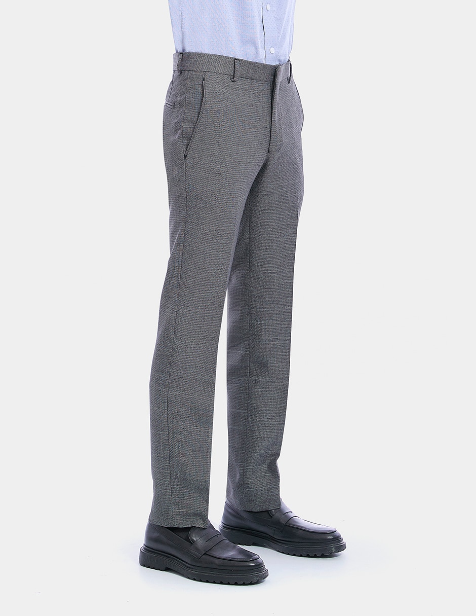 Pantalón formal de vestir slim para hombre 4
