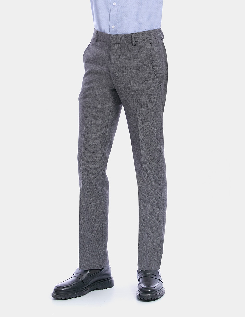 Pantalón formal de vestir slim para hombre 3