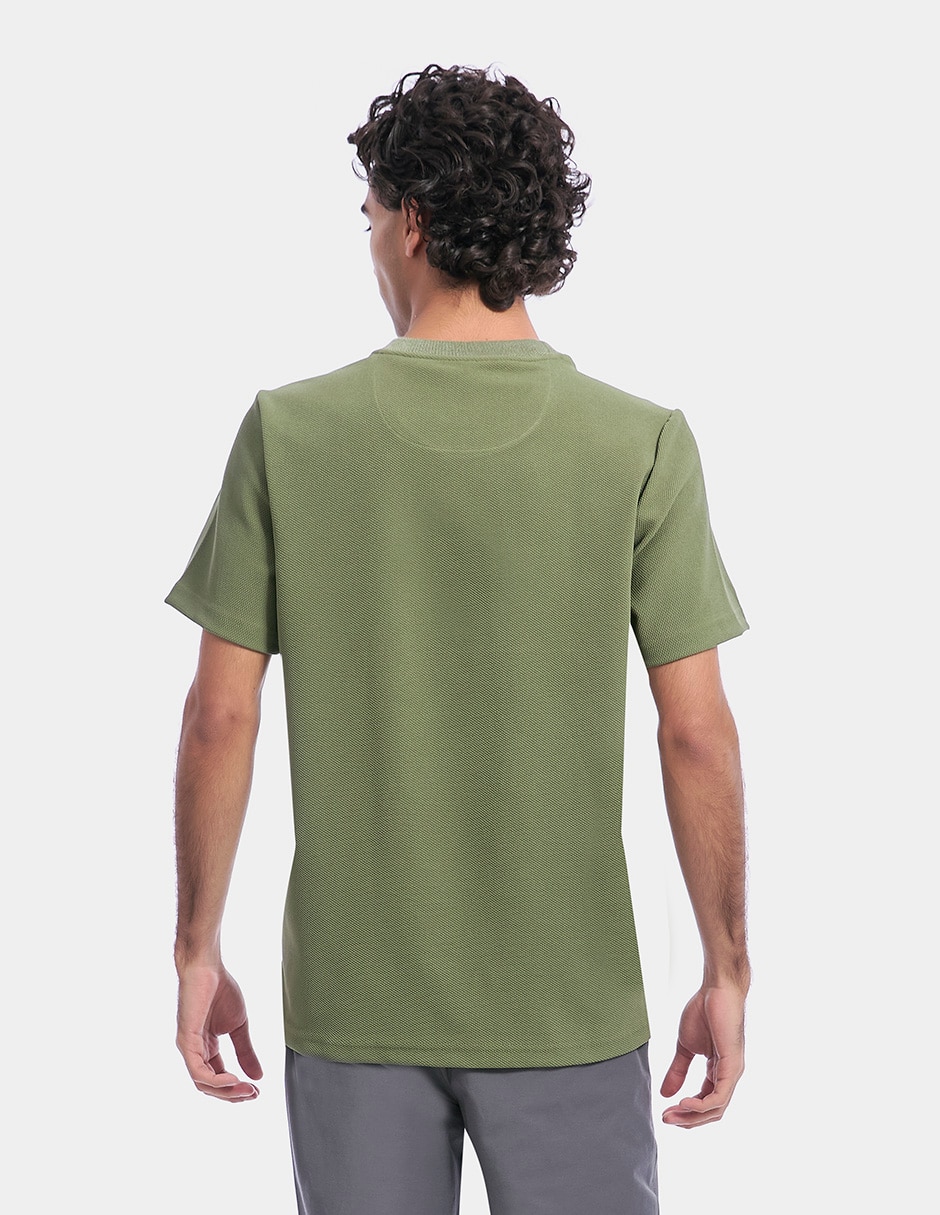 Playera cuello redondo para hombre 4