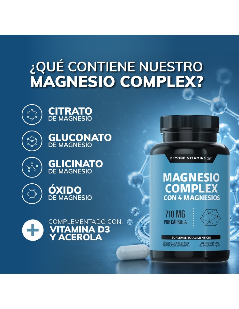 Magnesio Complex de 120 cápsulas 6