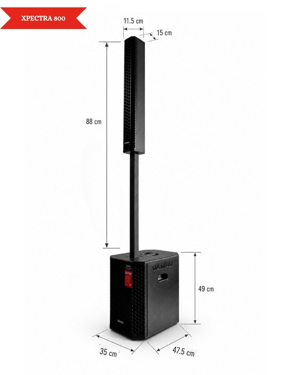 Sistema de audio XPECTRA 800 11