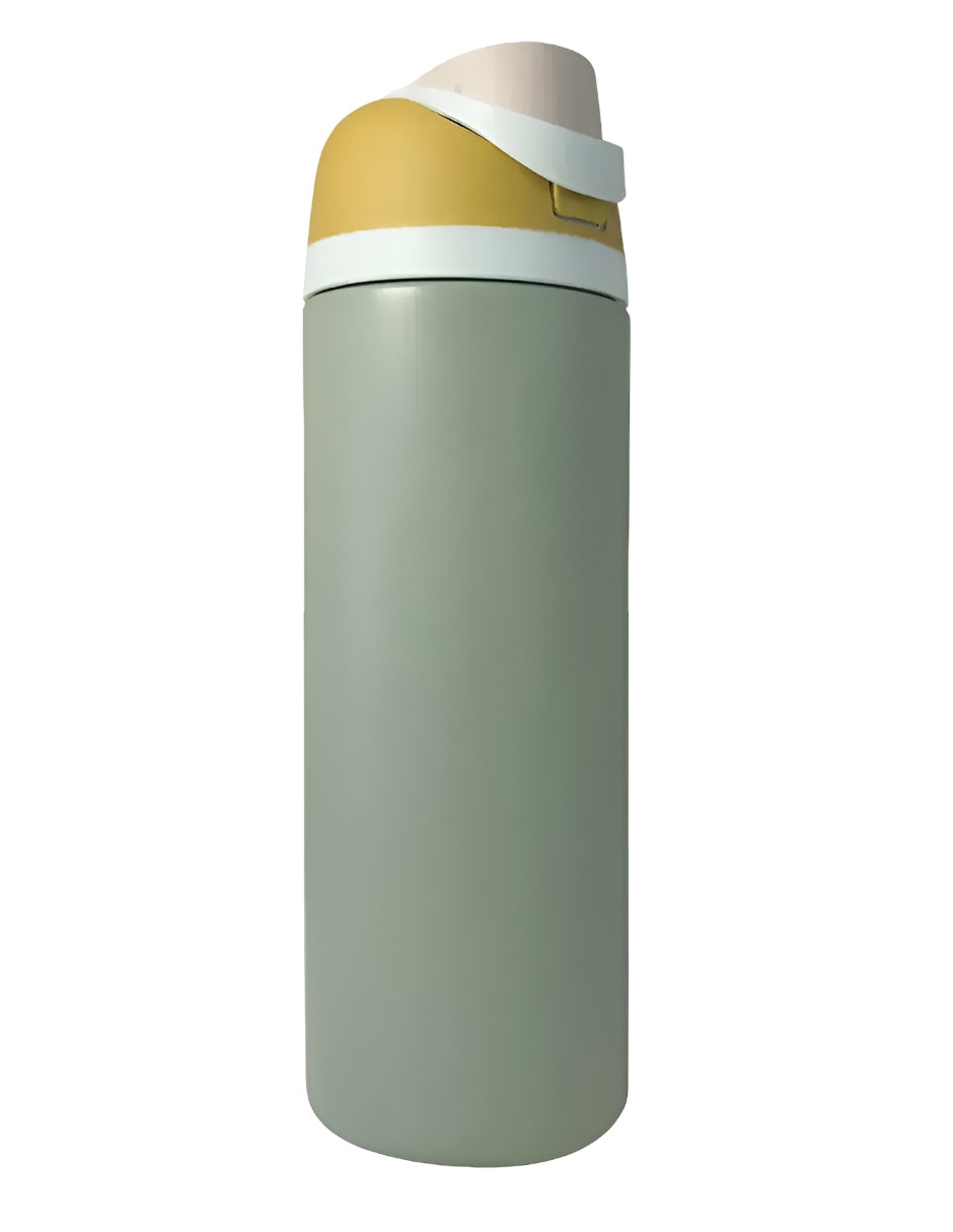 Termo de acero inoxidable con tapa flip top Termo de acero inoxidable con tapa flip top