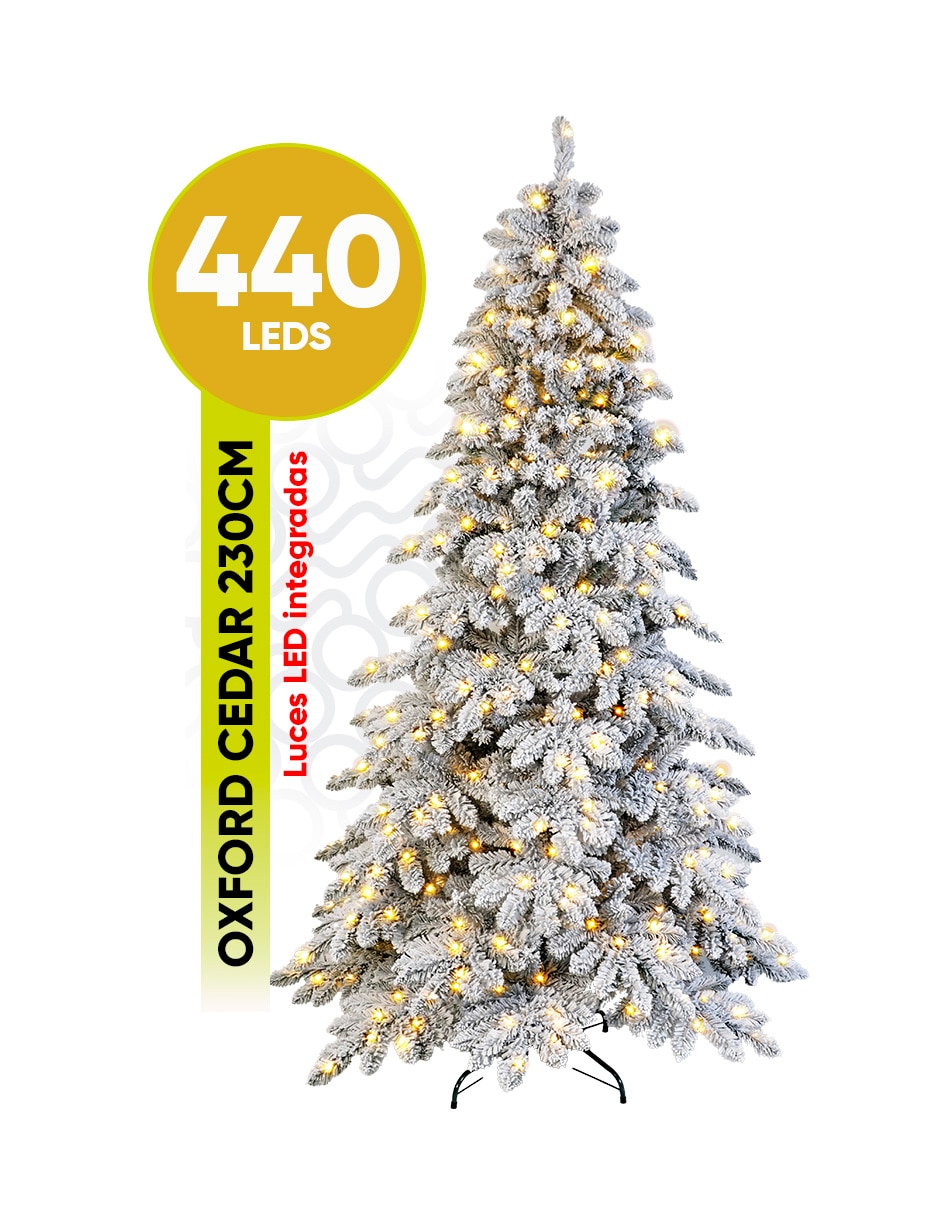 Árbol de navidad Oxford Cedar Premium con 400 luces