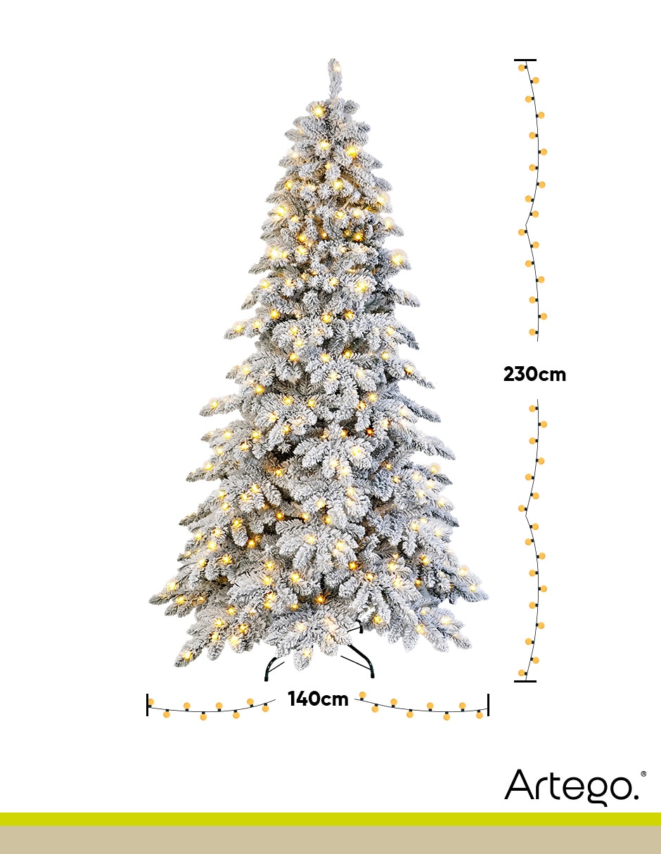 Árbol de navidad Oxford Cedar Premium con 400 luces 8
