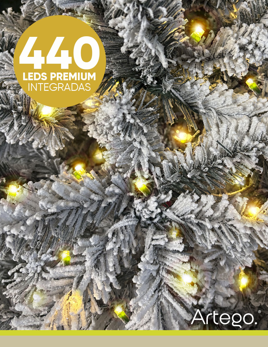 Árbol de navidad Oxford Cedar Premium con 400 luces 4