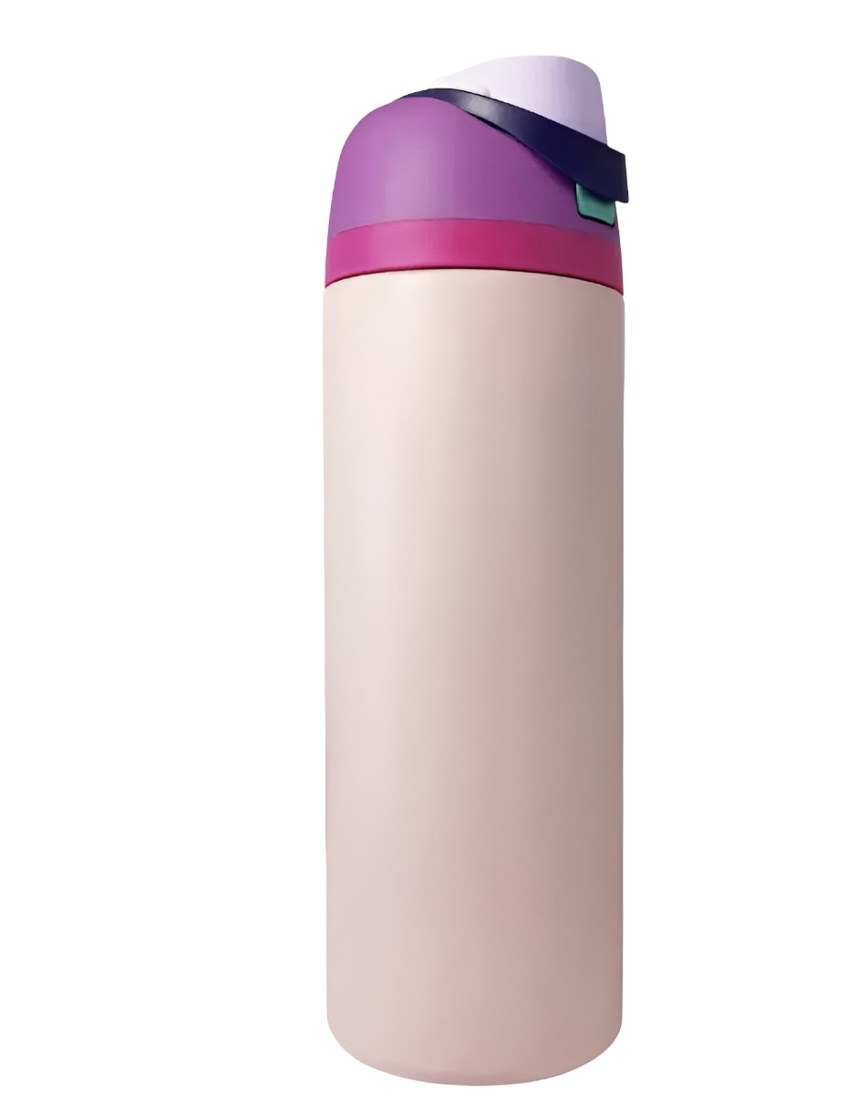 Termo de acero inoxidable con tapa flip top Termo de acero inoxidable con tapa flip top