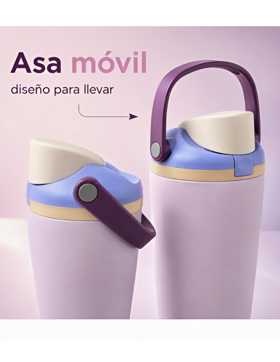 Termo de acero inoxidable con tapa flip top 2