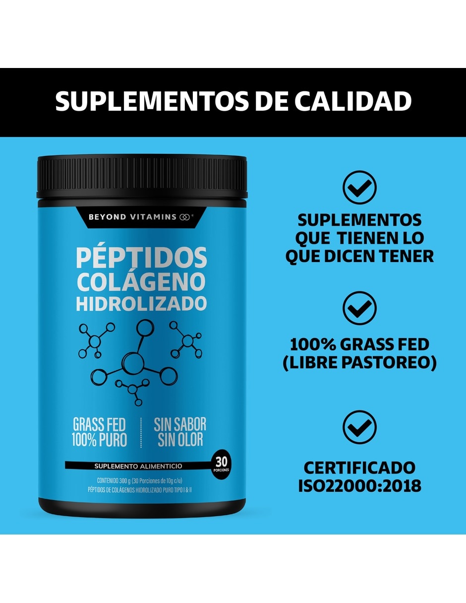 Peptidos de colageno de 300 g