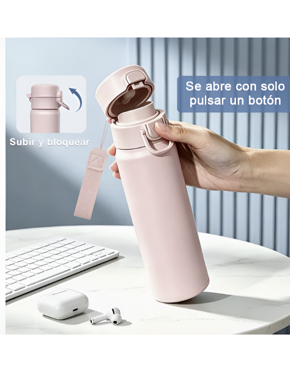 Termo de acero inoxidable con tapa flip top 3
