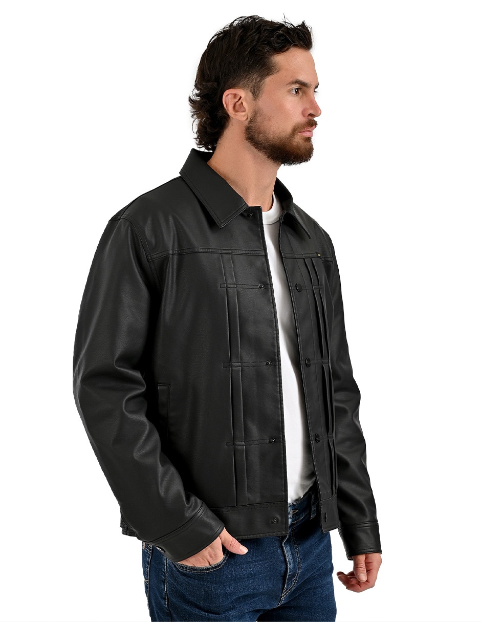 Chamarra casual con bolsillos para hombre 4