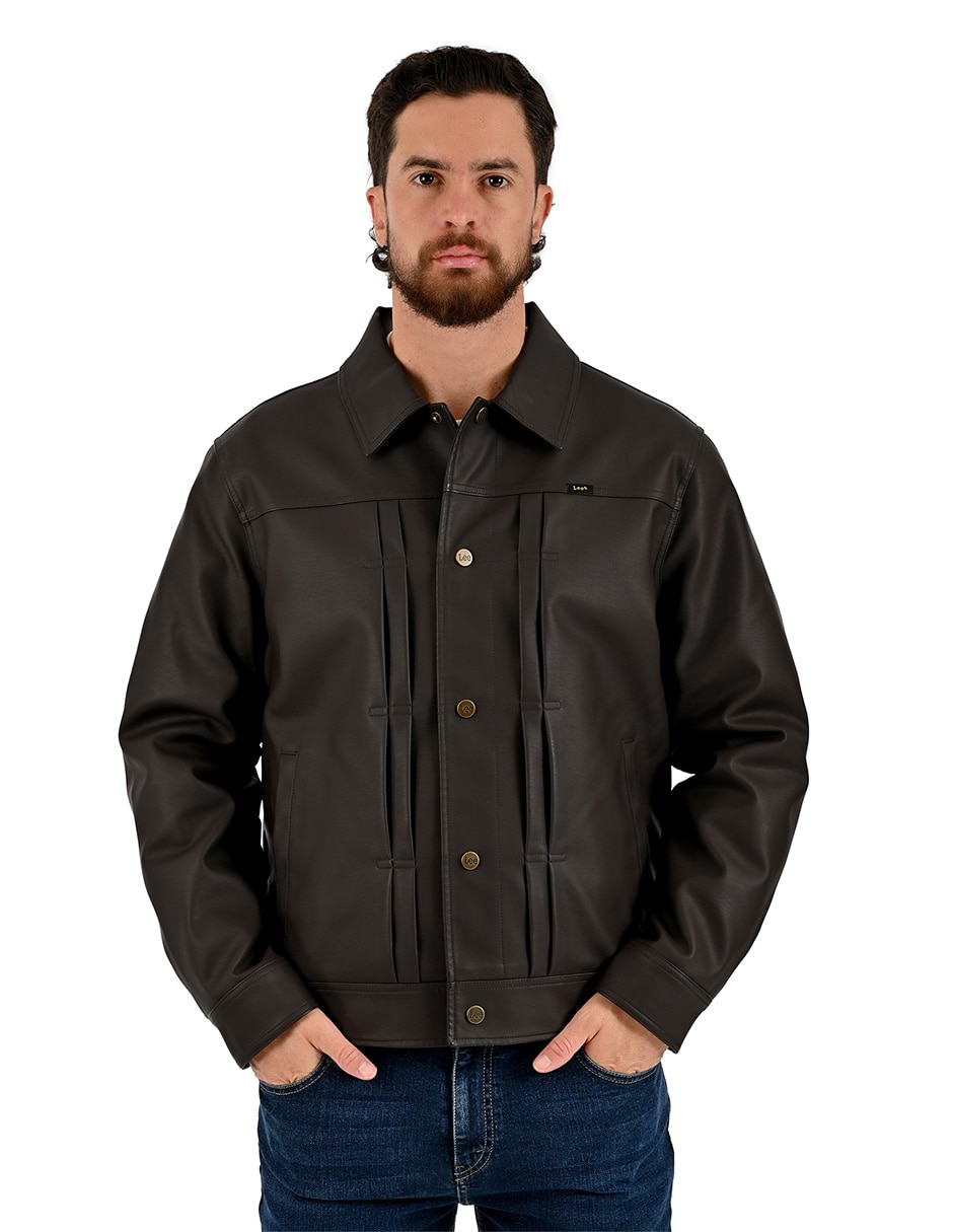 Chamarra casual con bolsillos para hombre Chamarra casual con bolsillos para hombre