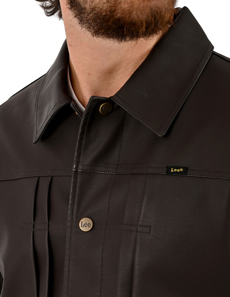 Chamarra casual con bolsillos para hombre 2