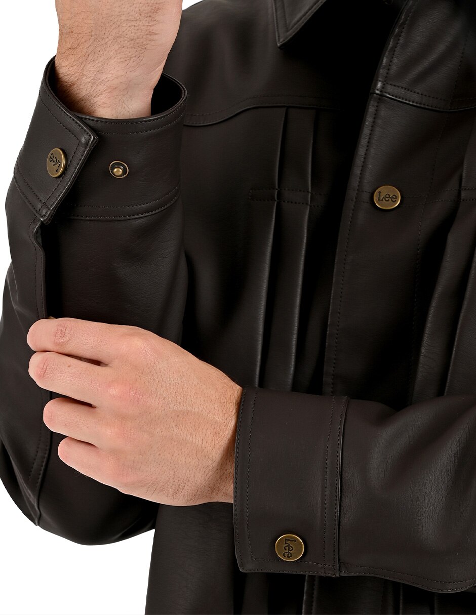 Chamarra casual con bolsillos para hombre 3