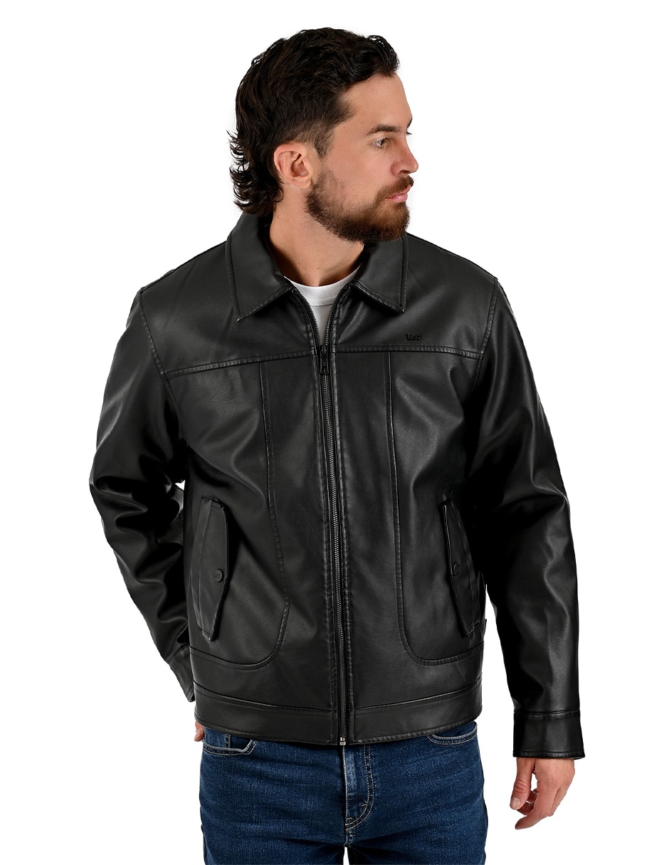 Chamarra casual con bolsillos para hombre 1