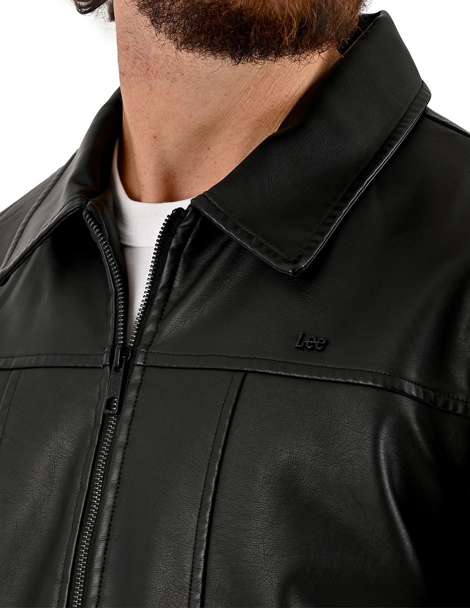 Chamarra casual con bolsillos para hombre 2