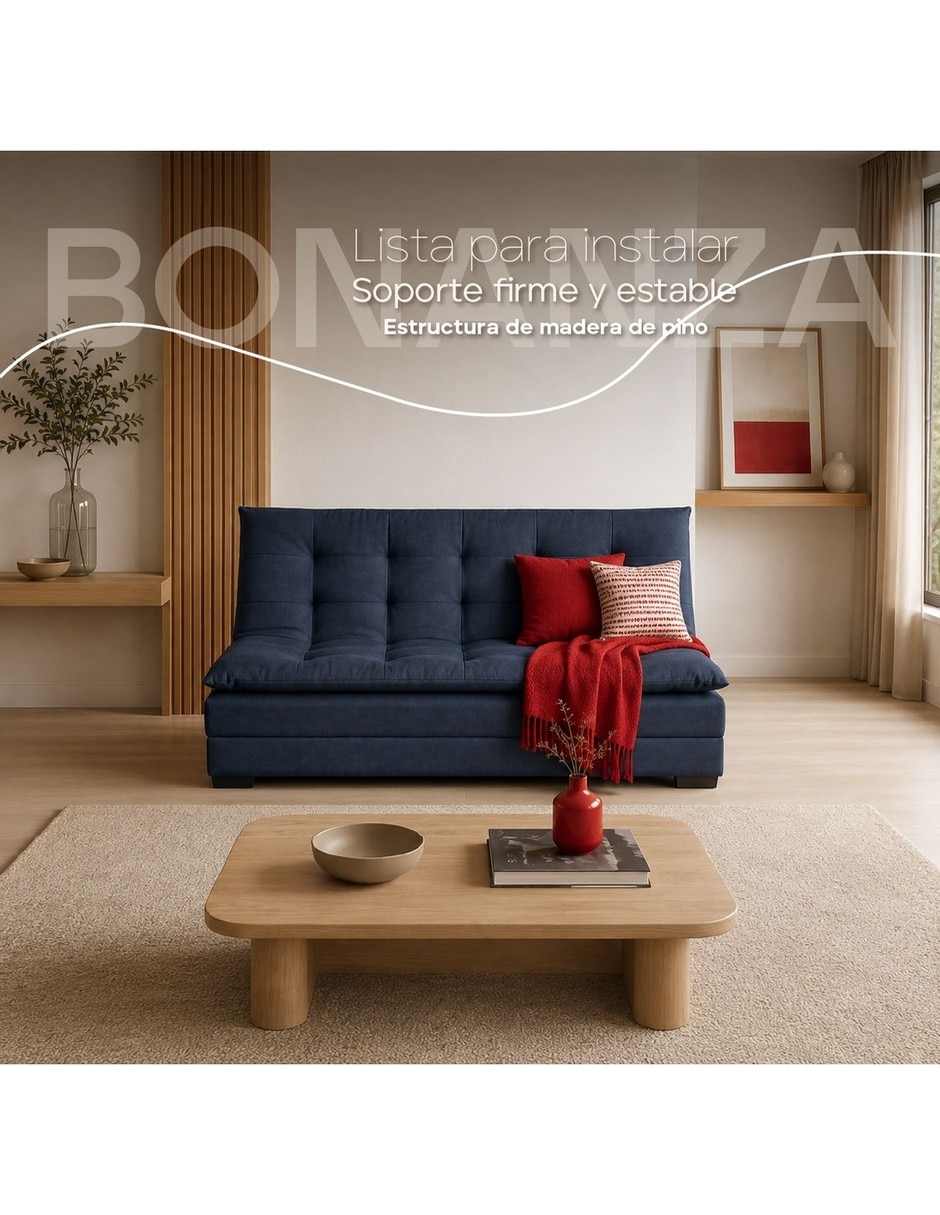 Sofá cama armable de madera pino 3
