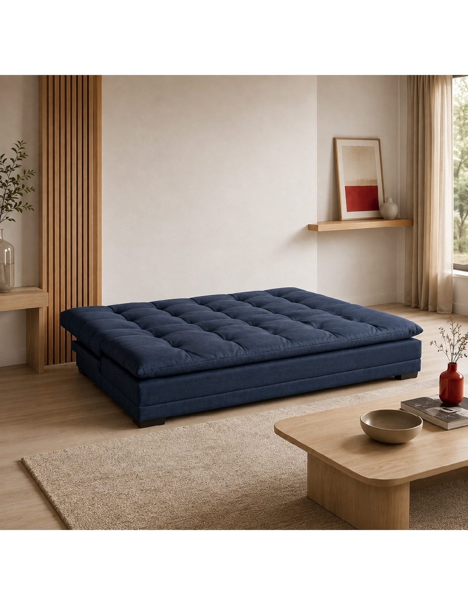 Sofá cama armable de madera pino 2