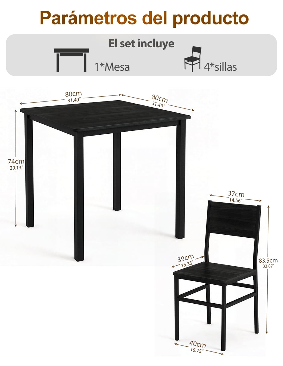 Comedor para de mdf melamina 13
