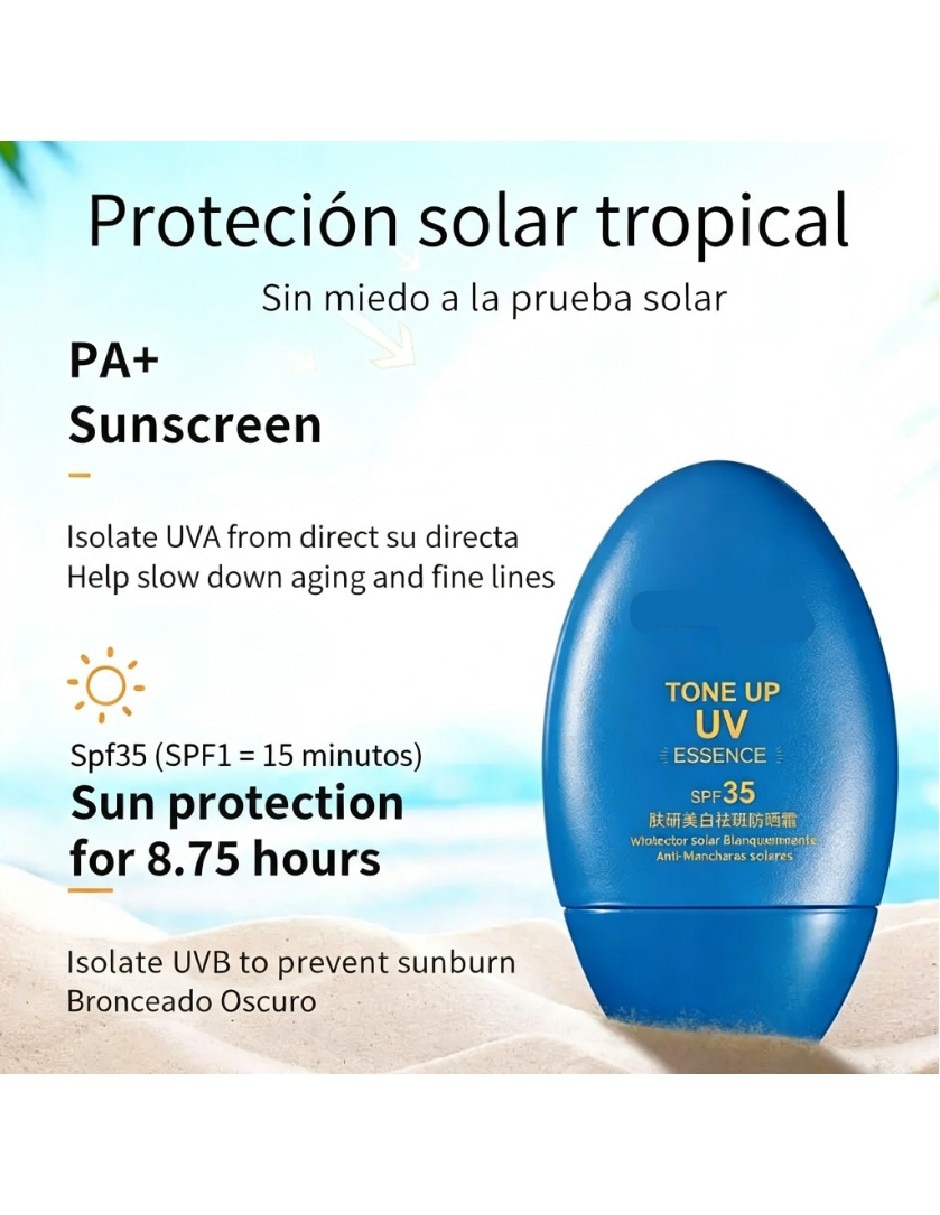 Protector solar FPS 35 unificador de tono 2