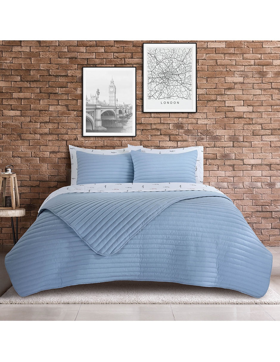 Set de colcha lars chambray Set de colcha lars chambray