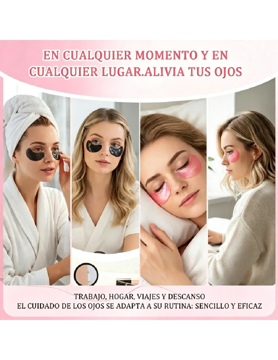 Set parches para ojos de 2 tarros de hidrogel contorno de ojos 4