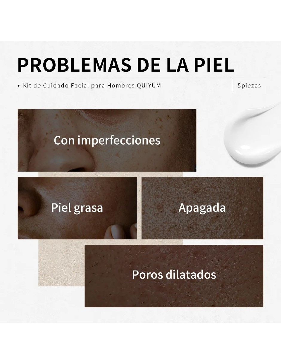 Set tratamiento facial para hombre hidratante 4