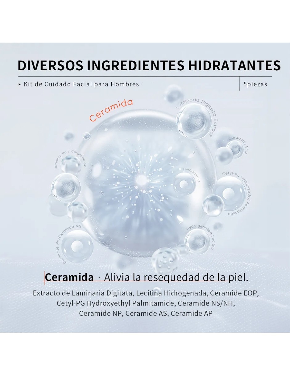 Set tratamiento facial para hombre hidratante 2