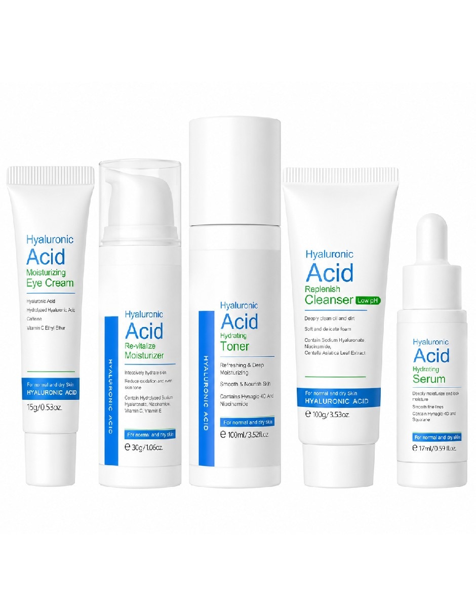 Tratamiento facial con ácido hialurónico hidratante