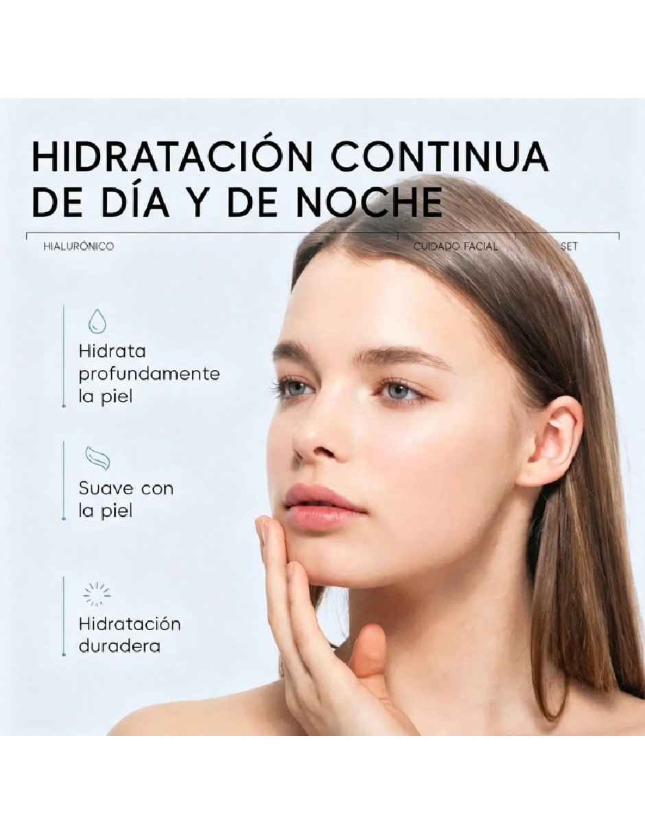 Tratamiento facial con ácido hialurónico hidratante 3