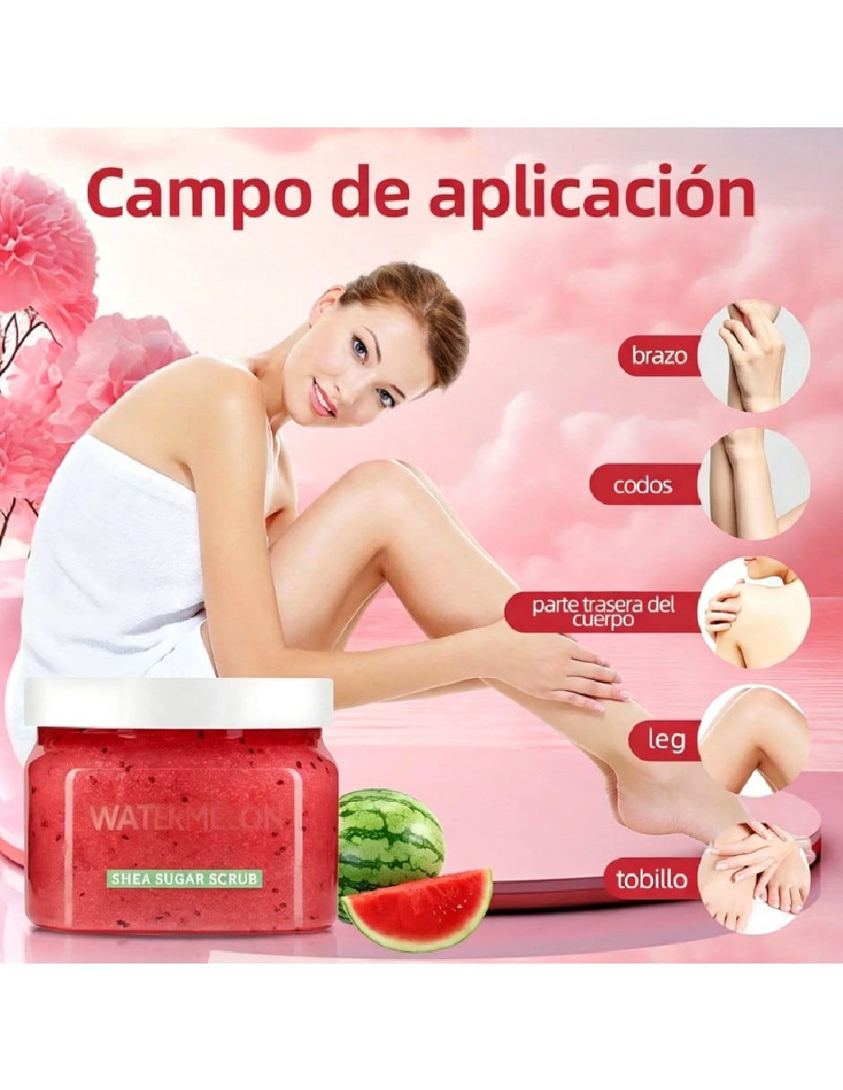 Exfoliante corporal de sandía para todo tipo de piel
