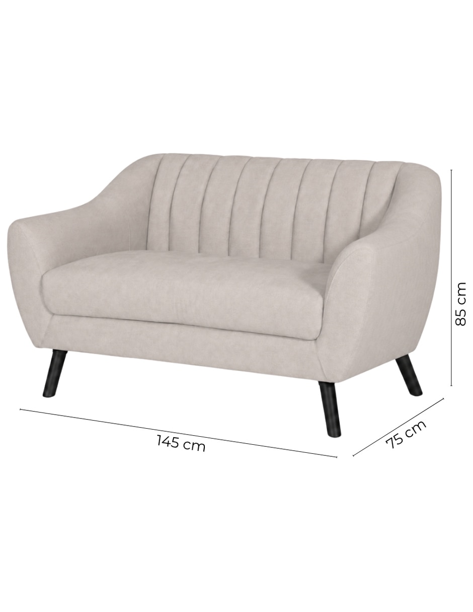 Love seat doria de terciopelo 6