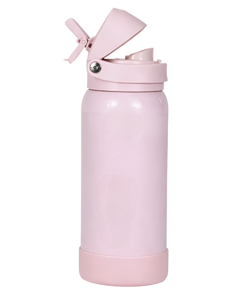 Termo de acero inoxidable con tapa flip top Termo de acero inoxidable con tapa flip top