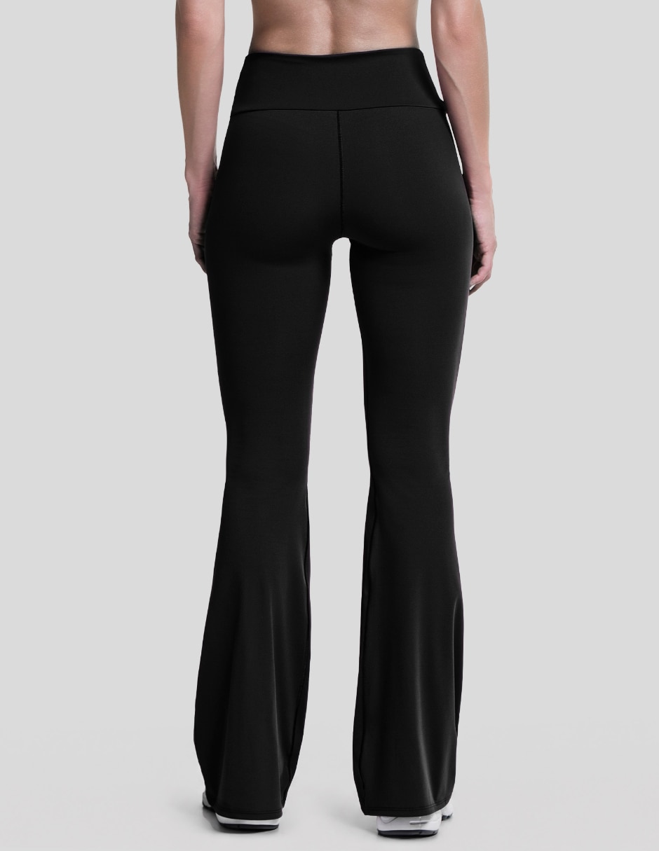 Malla compresión media para entrenamiento legging flare para mujer 2