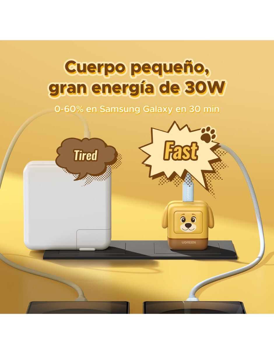 Cargador pared USB tipo C 30 W 6