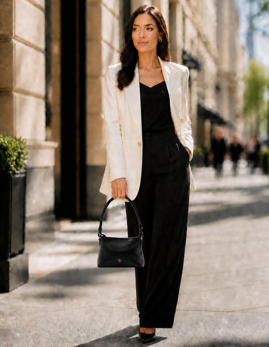 Bolsa crossbody mérida de piel para mujer 8