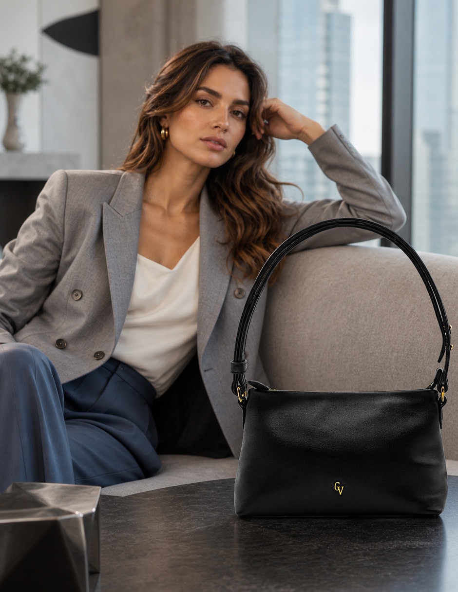 Bolsa crossbody mérida de piel para mujer 7