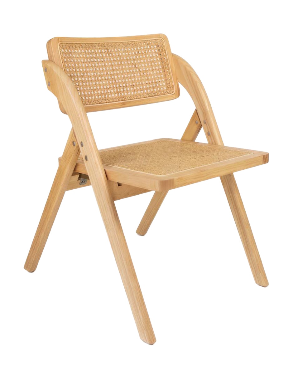 Silla 1 piezas Ratan Pegable de Madera Silla 1 piezas Ratan Pegable de Madera