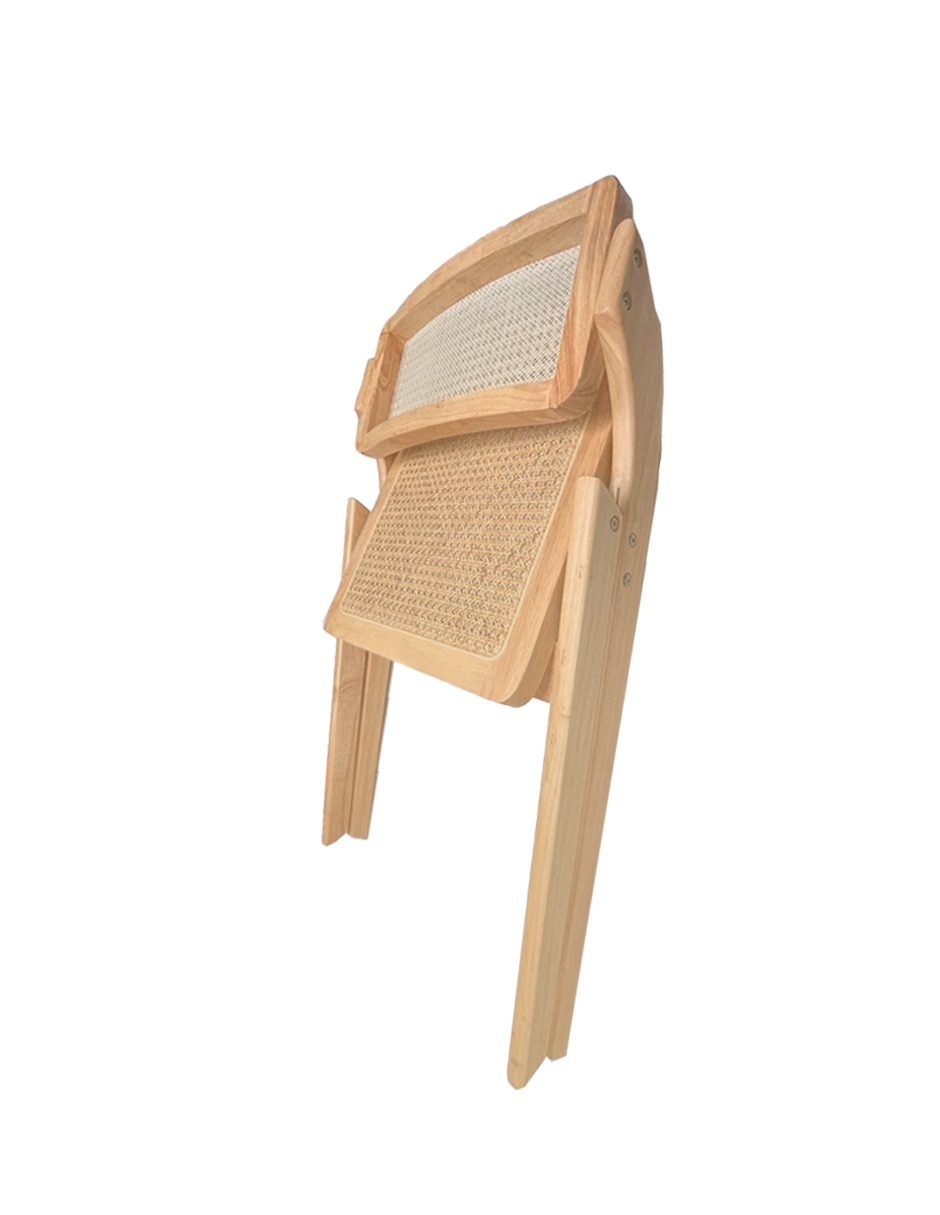 Silla 1 piezas Ratan Pegable de Madera 4