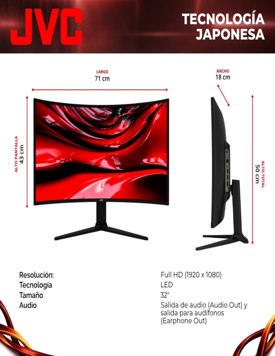 Monitor gamer si32gx2 va full hd 32 pulgadas si32gx2 7