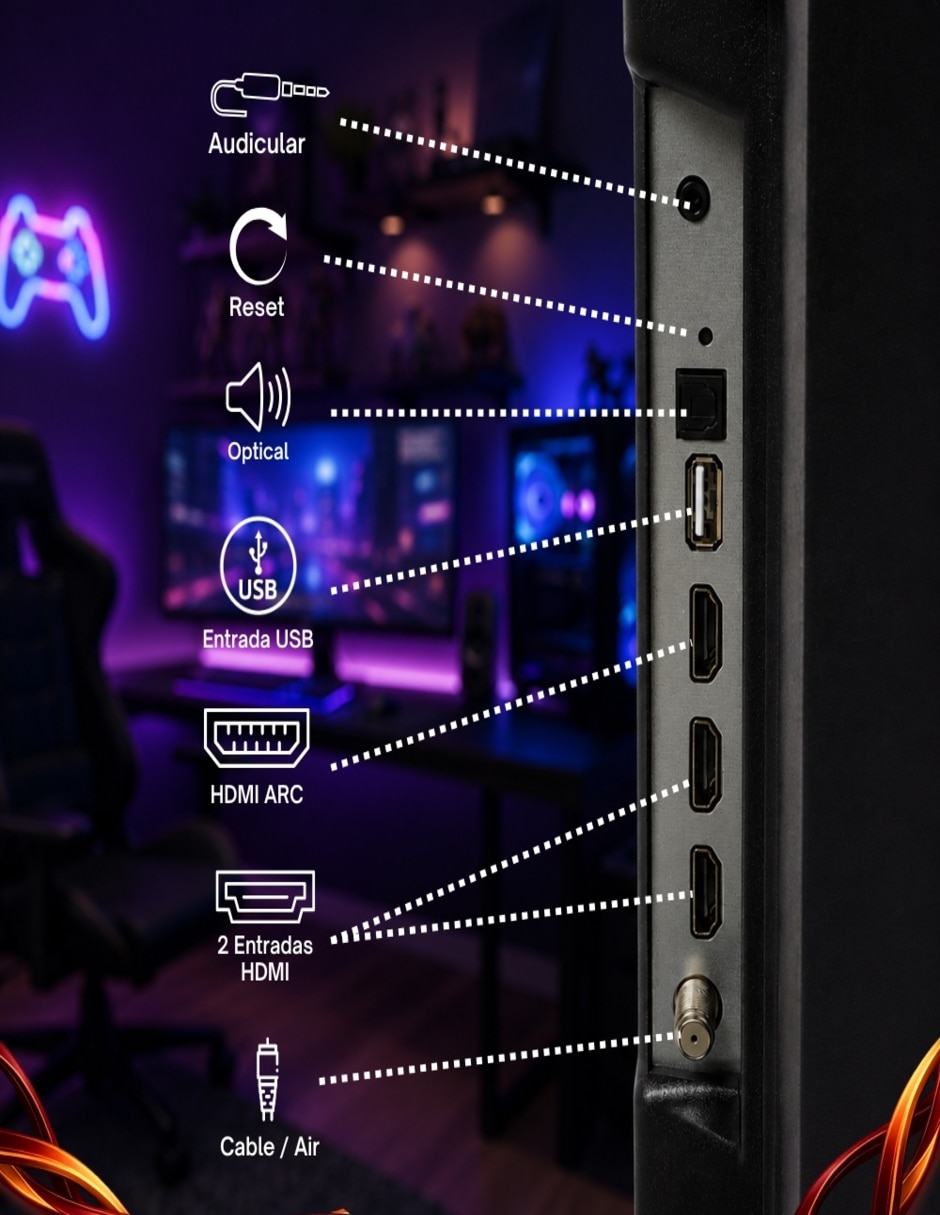 Monitor gamer si32gx2 va full hd 32 pulgadas si32gx2