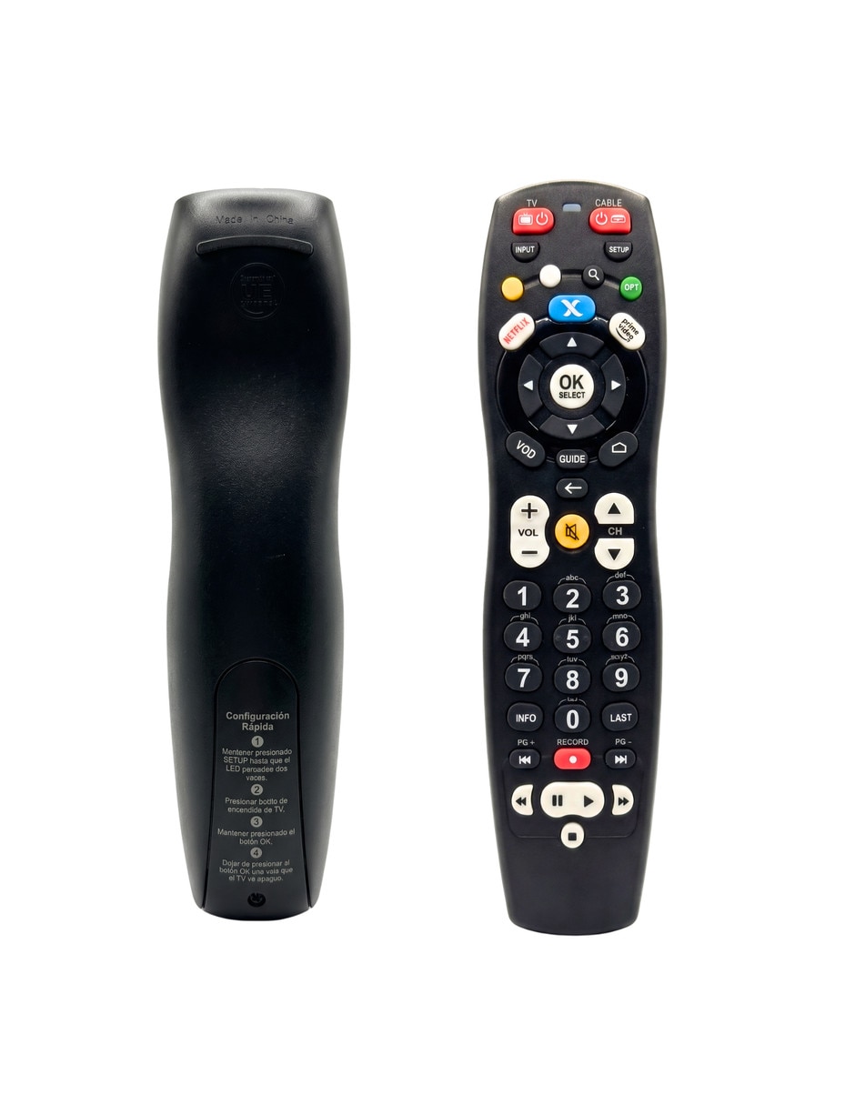 Control remoto para Universal para TV Mega Xview Plus 2 en 1 3