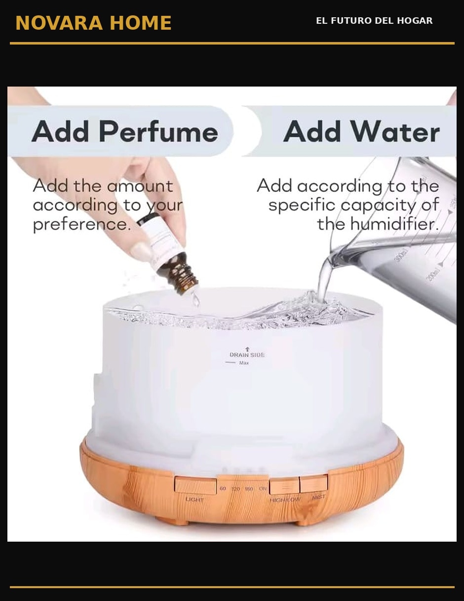 Humidificador y purificador 400 ml