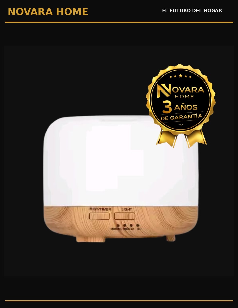 Humidificador y purificador 400 ml 8