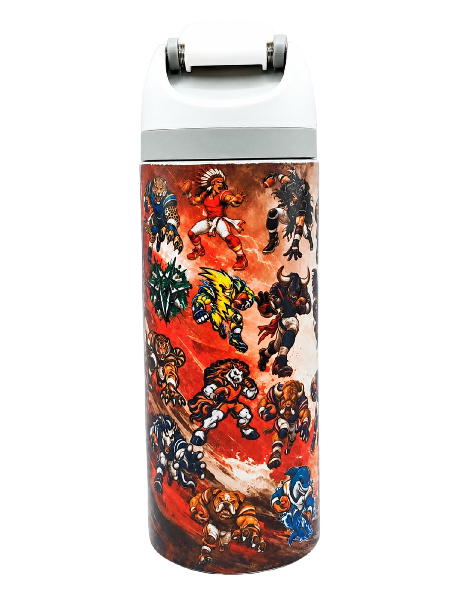 Termo de acero inoxidable mascotasamericano con tapa rosca 5