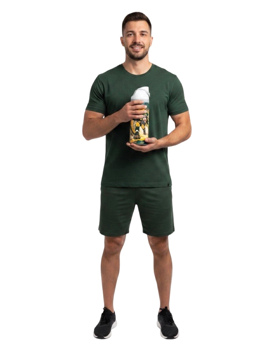 Termo de acero inoxidable green bay con tapa rosca 6