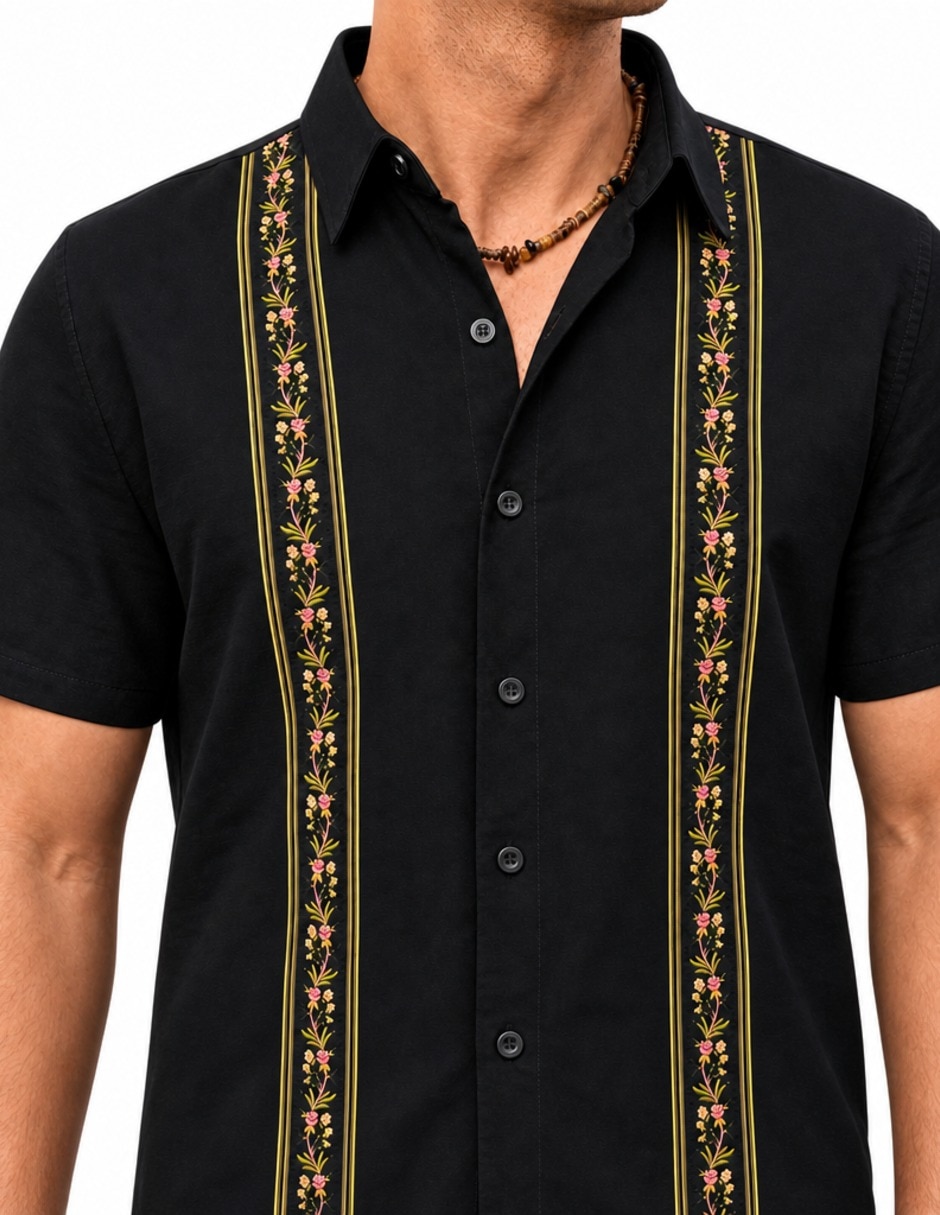 Guayabera manga Corta para Hombre 3