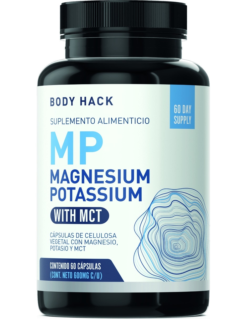 Mp Magnesium Potassium Con Mct con magnesio de 60 cápsulas