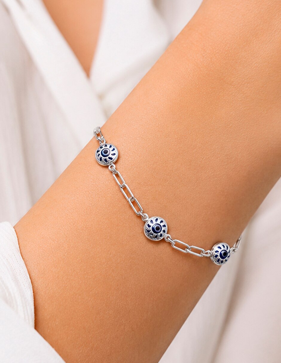Pulsera de plata con